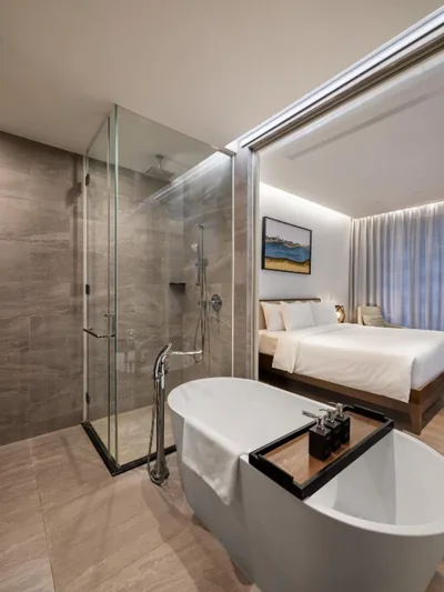 Villa Deluxe 4 chambres vue jardin — Oakwood Ha Long